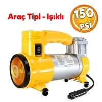 İtalyano Ka-735 ( Fenerli ) Oto & Araç Hava Kompresörü (çakmaklık Fişli) ( Dc 12v & 15a & 150psı & 35lpm )