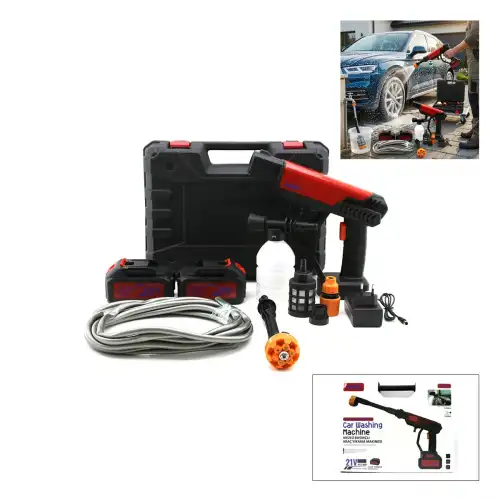 Egonex Ahma A-130 Oto & Araç Yıkama Makinesi ( Şarjlı & Yedek Bataryalı ) (135w & 19000 Rpm) (12000 Mah & 21v)(0.62bar)