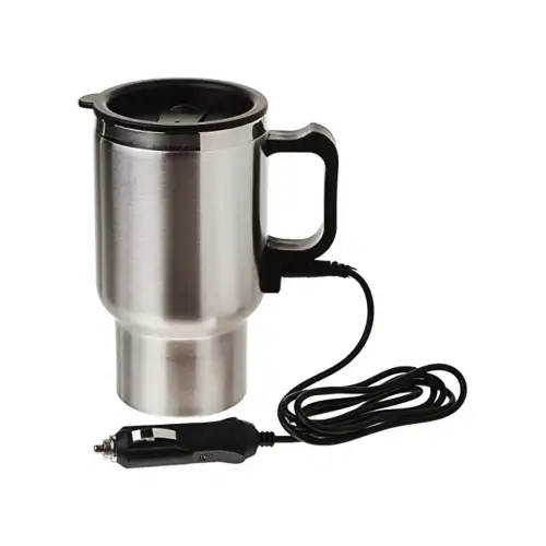 Egonex Heated Travel Mug Modaba-111 (araç & Oto) (çelik Bardak) Kettle Su Isıtıcısı (12v) (çakmaklık Fişli) (420ml)