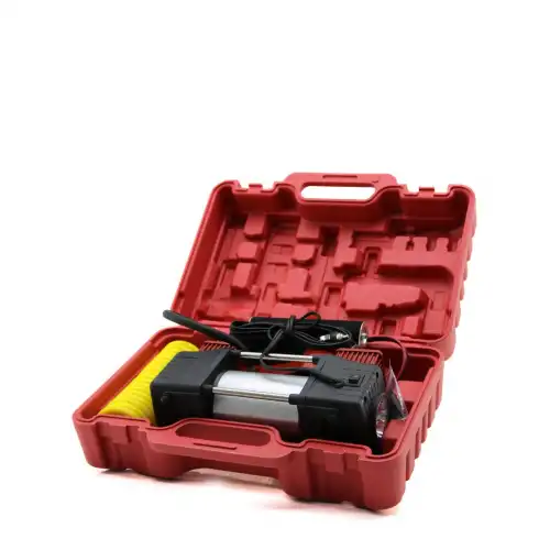 Egonex Yage Yg-842 ( Çift Silindir ) (oto & Araç) Hava Kompresörü (dc/12v & 15amp & 150psı) (fenerli) (bar Göstergeli)